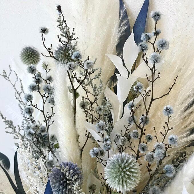 【約60cm大きなブルースワッグ】「夜明けのブルー」LLふっくらタイプ