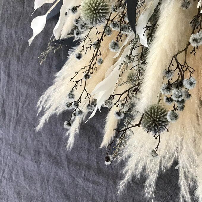 【約60cm大きなブルースワッグ】「夜明けのブルー」LLふっくらタイプ