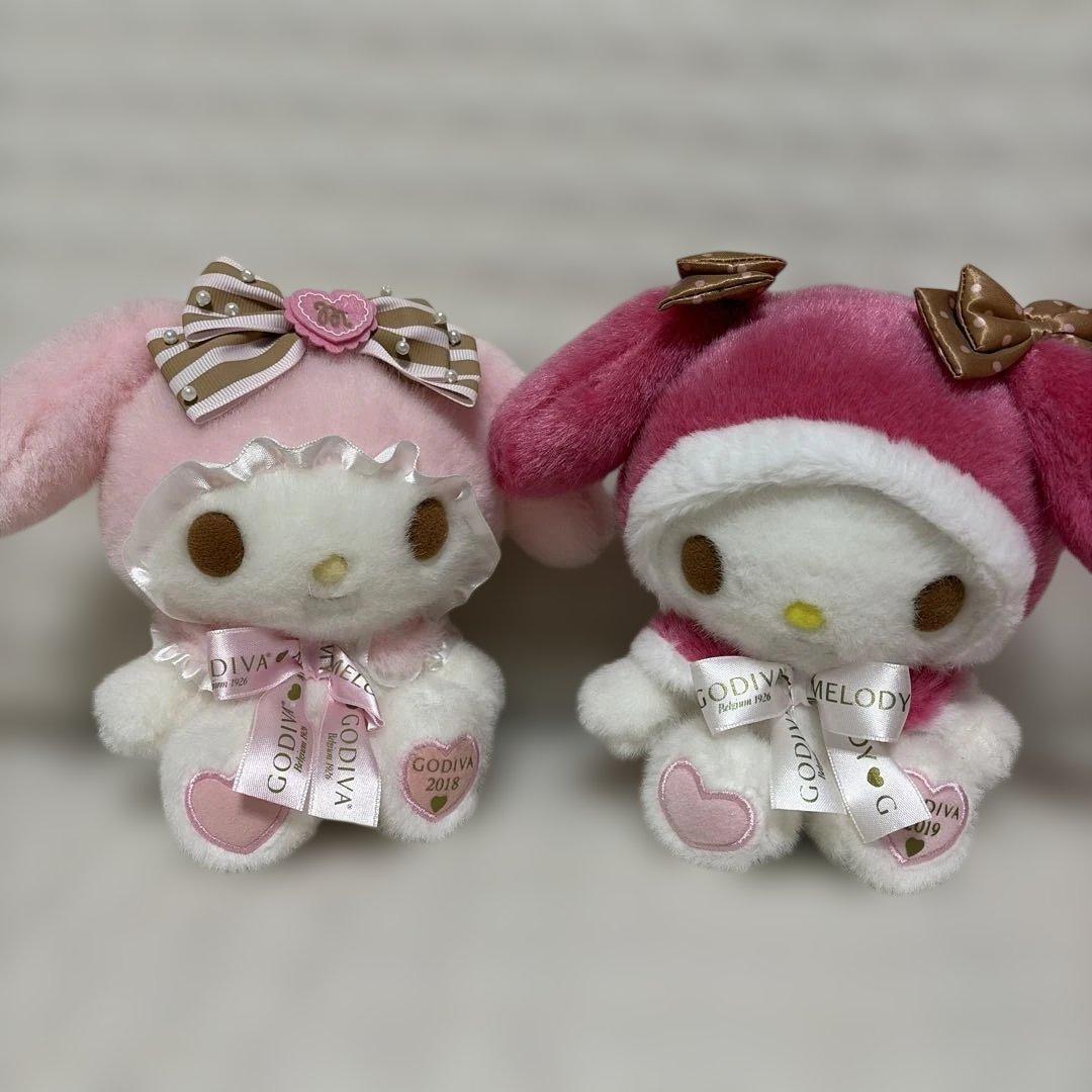 【美品】GODIVA マイメロぬいぐるみ×2018〜2021