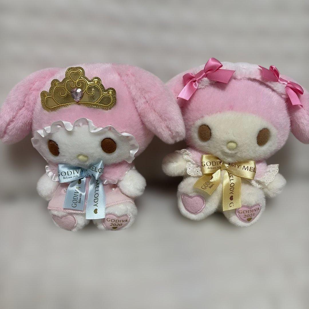 【美品】GODIVA マイメロぬいぐるみ×2018〜2021