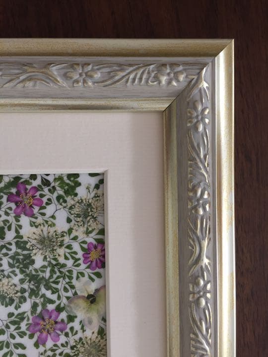 押し花アート「春の花」