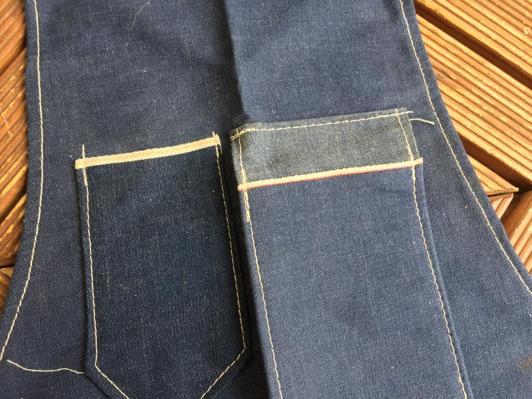 ア*ン様 耳付き【50's デニム エプロン】ビンテージ オーバーオール