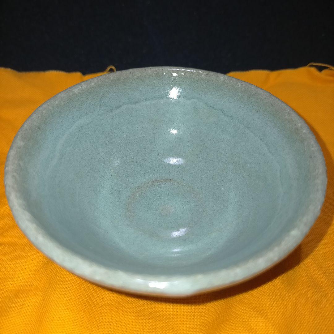 宮下善爾 淡青瓷 ぐい呑 盃 京都 1981年 木箱 作家物 ぐい呑み 概歴