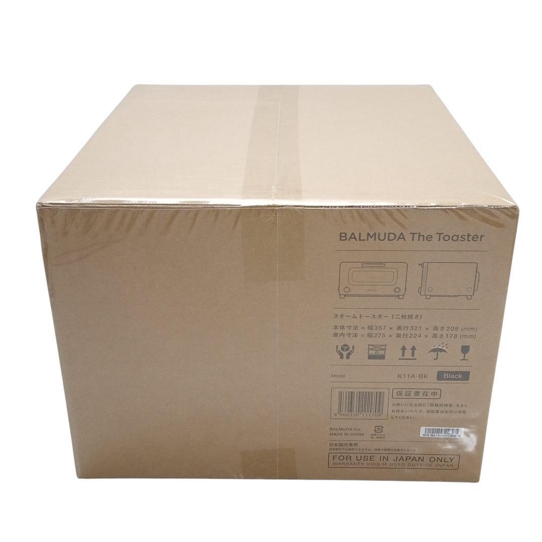 【新品未開封】バルミューダ スチームトースター K11A-BK　ブラック