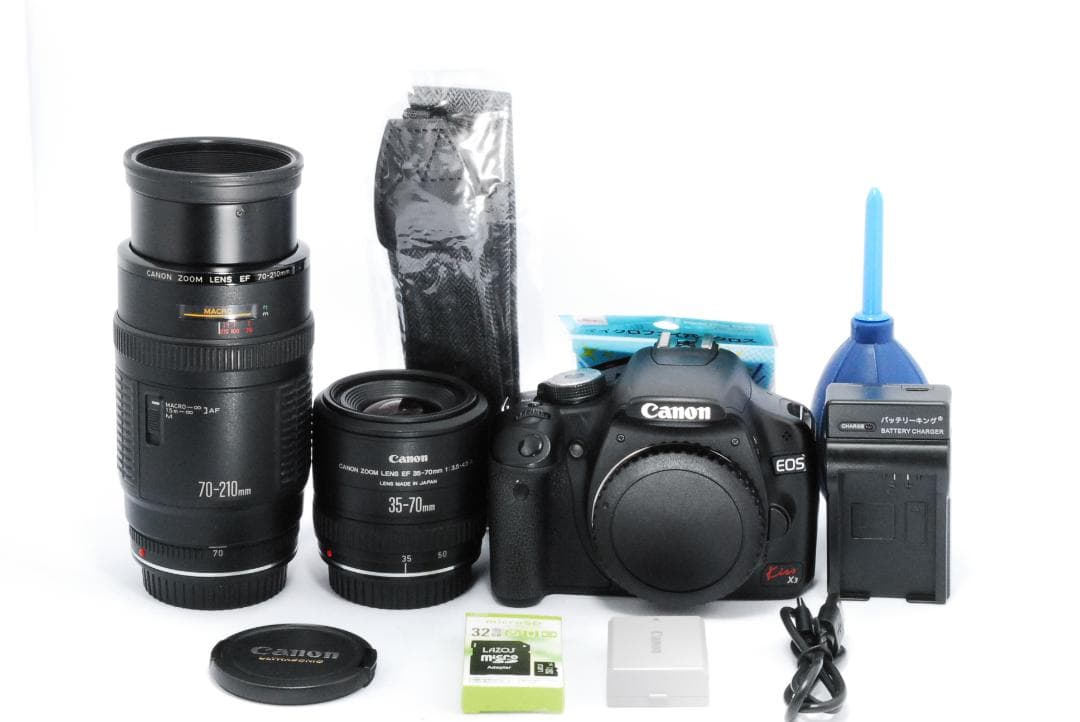 Canon Kiss x3 お得なダブルレンズセット‼️ 動画撮影機能搭載⭐️