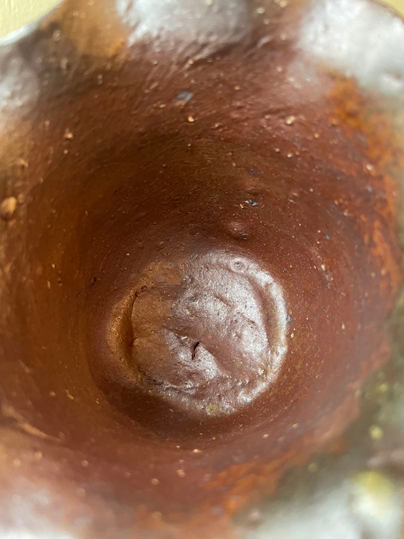 國吉清尚 作　焼締　輪花向付　A