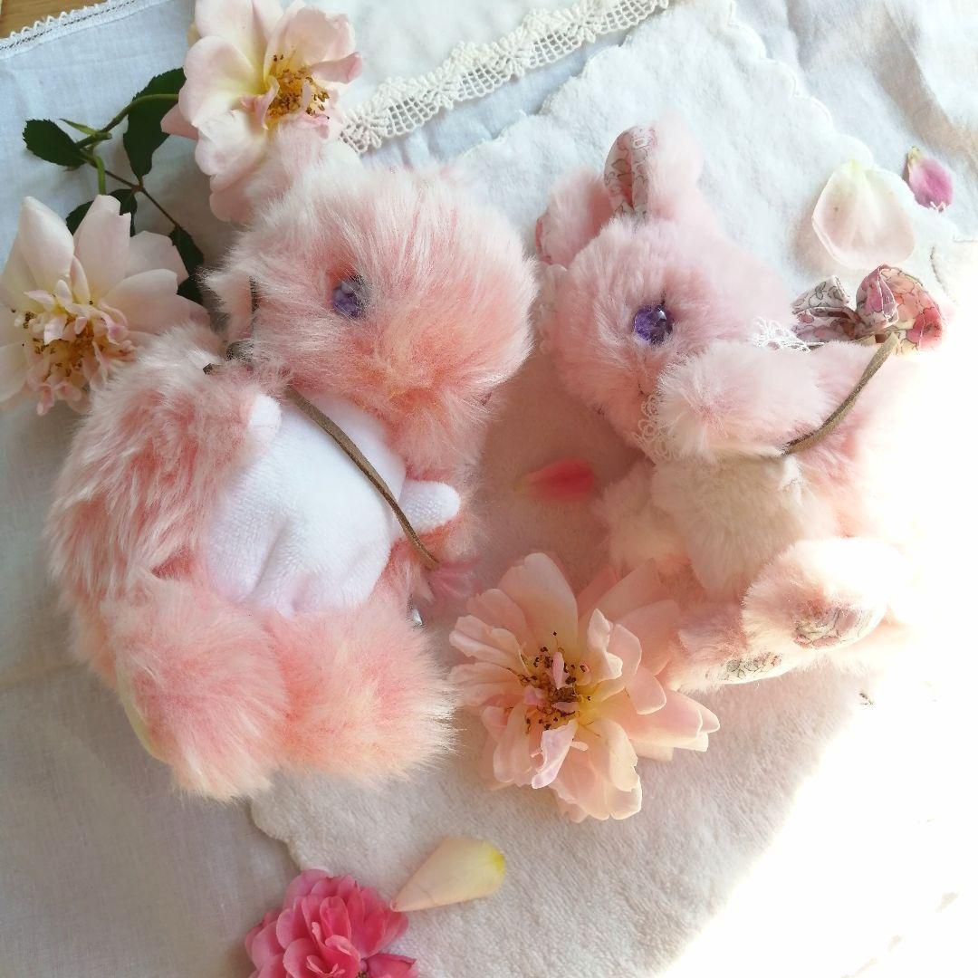 【受注制作/オーダー】うさぎのぬいぐるみ　シュクレ ドゥ ラパン　ハンドメイド