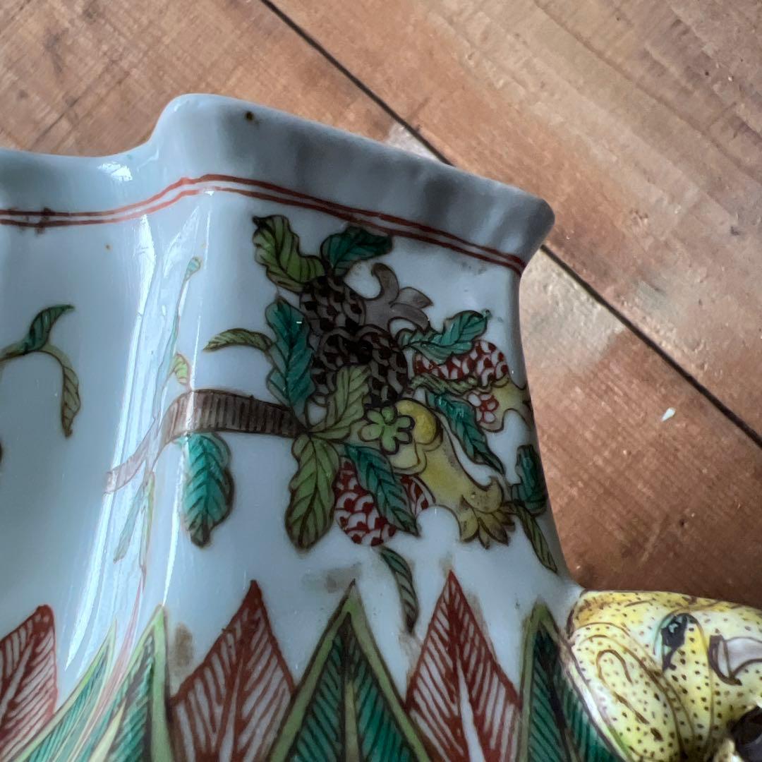 実家整理　古い花瓶　中国？