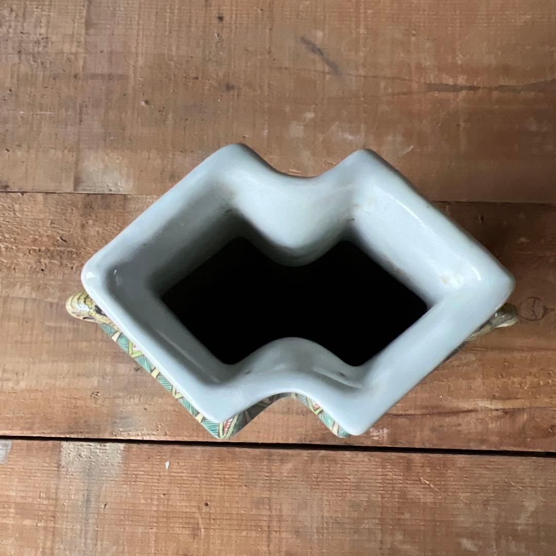 実家整理　古い花瓶　中国？