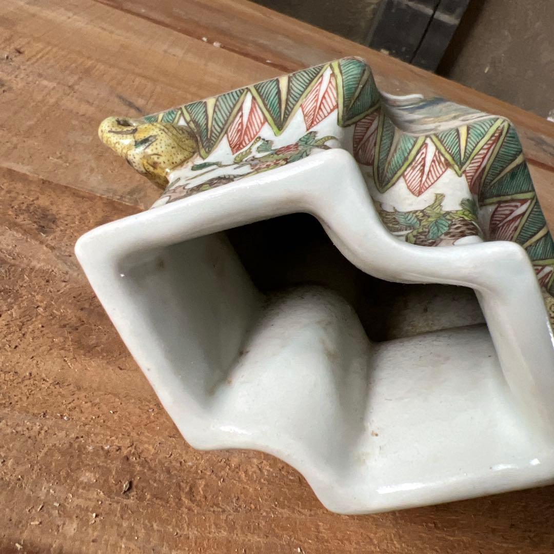 実家整理　古い花瓶　中国？