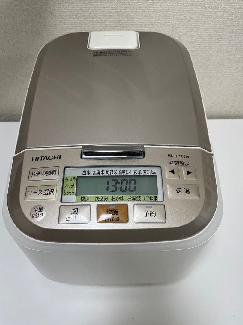 HITACHI IH炊飯器 RZ-TS105M 白 1.0L 2022 年製