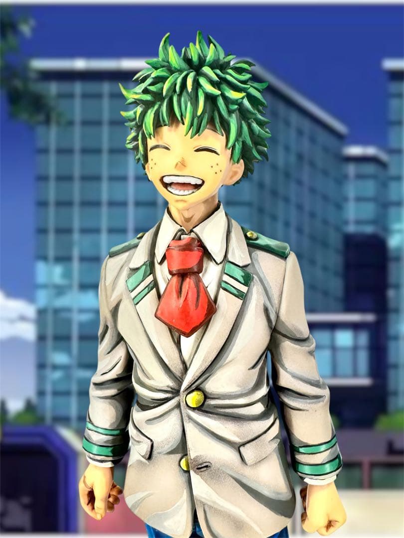 ヒロアカ　フィギュア　一番くじ　a賞　緑谷出久　　　　リペイント　二次元塗装