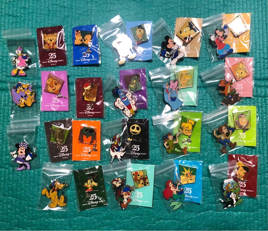 東京ディズニーリゾート 25周年 ピンバッジ　非売品