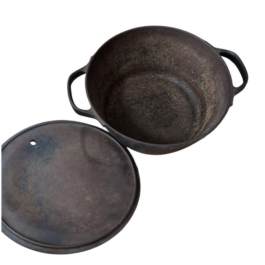 南部鉄器 鉄鍋 クックトップ OIGEN CT-004 丸 深形 20cm 及源