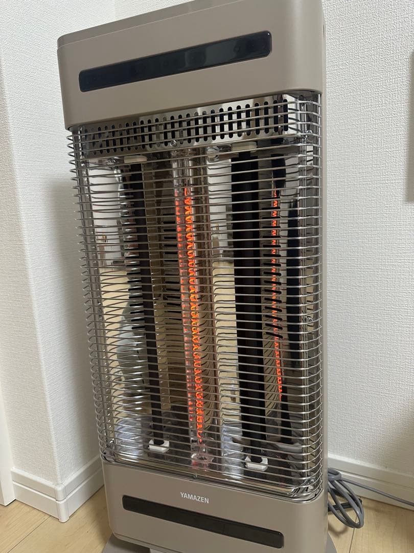 【2024年製・極美品】山善 グラファイトヒーター EDBC-SVM12