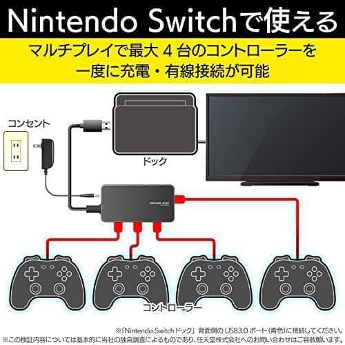 エレコム USB3.0 ハブ 4ポート 1ｍ ACアダプタ付 セルフ/バス両対*