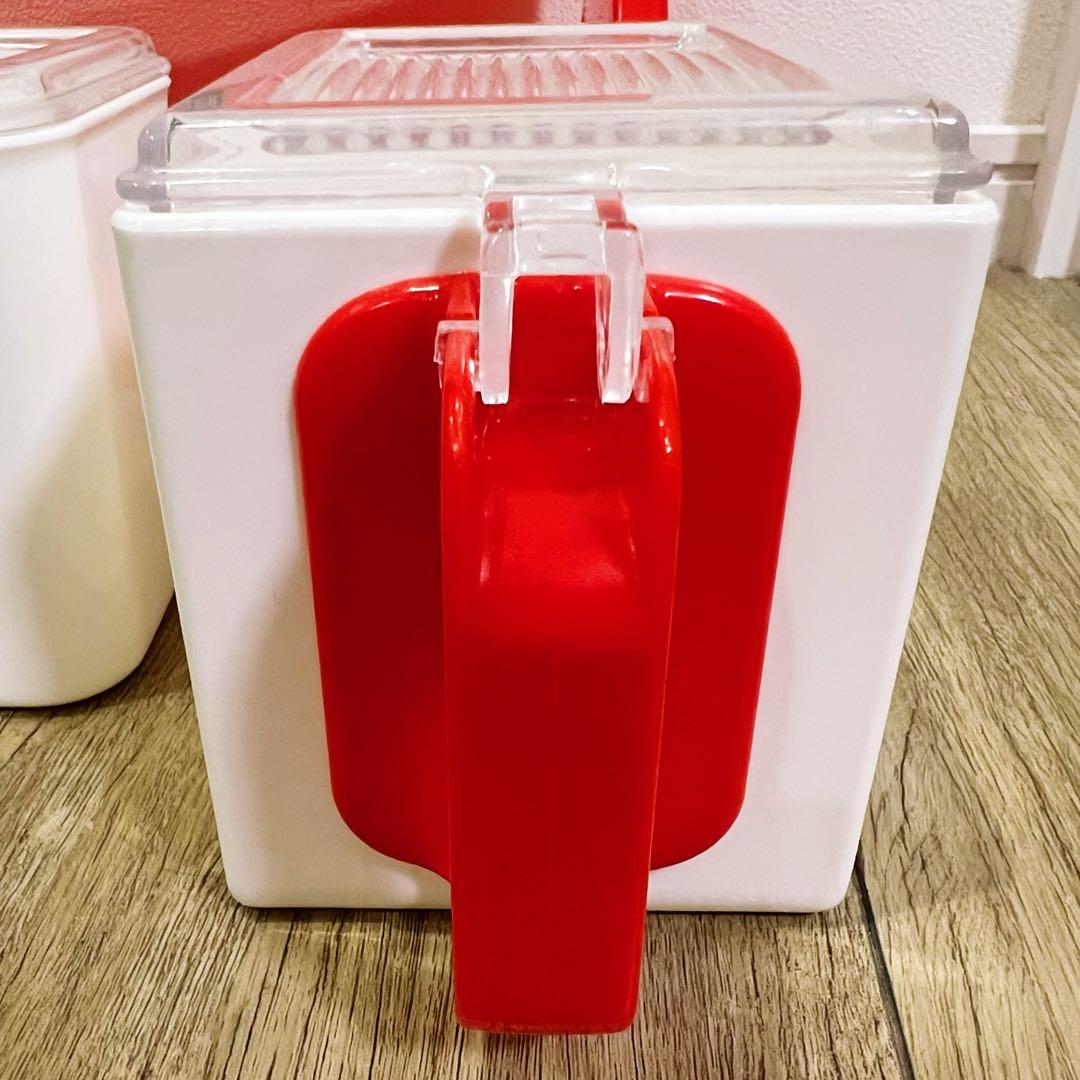 昭和レトロポップ　調味料入れ　ケース　Cooking ElI 3型　容器収納