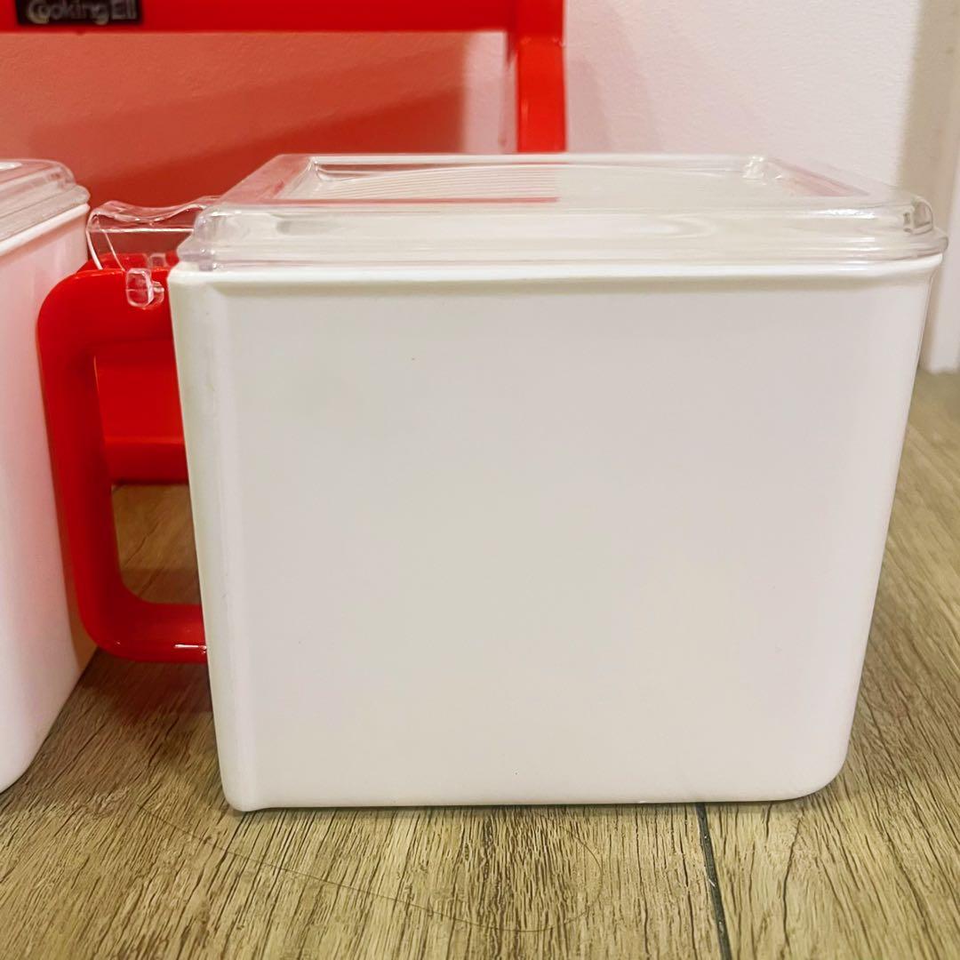 昭和レトロポップ　調味料入れ　ケース　Cooking ElI 3型　容器収納