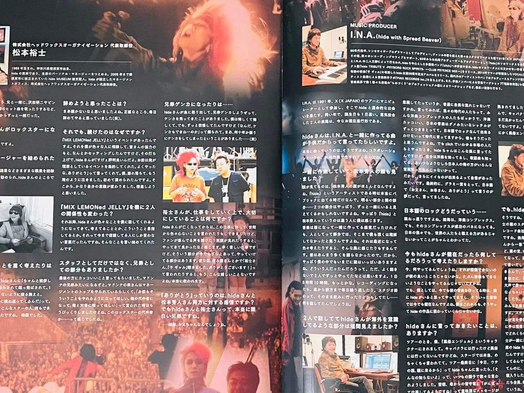 hide JUNK STORY パンフ、DVD 初回特典付