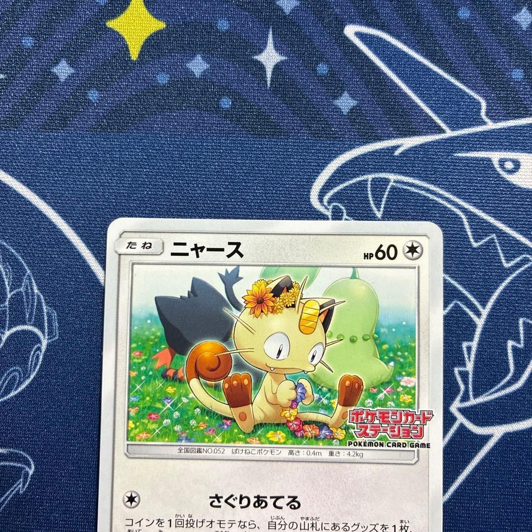 【プロモ】ニャビー チコリータ ニャース ポケモンカードステーション