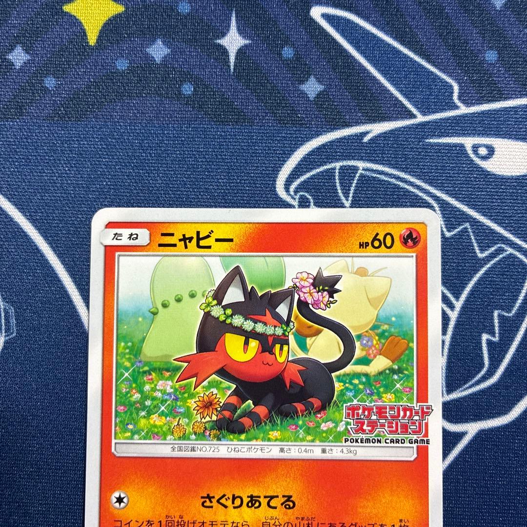 【プロモ】ニャビー チコリータ ニャース ポケモンカードステーション