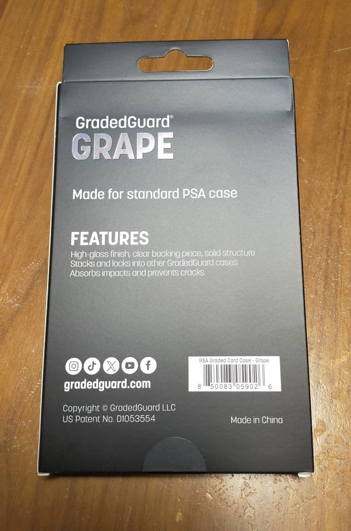 新品未開封 GradedGuard 限定品 \"Grape\" PSA用 保護ケース