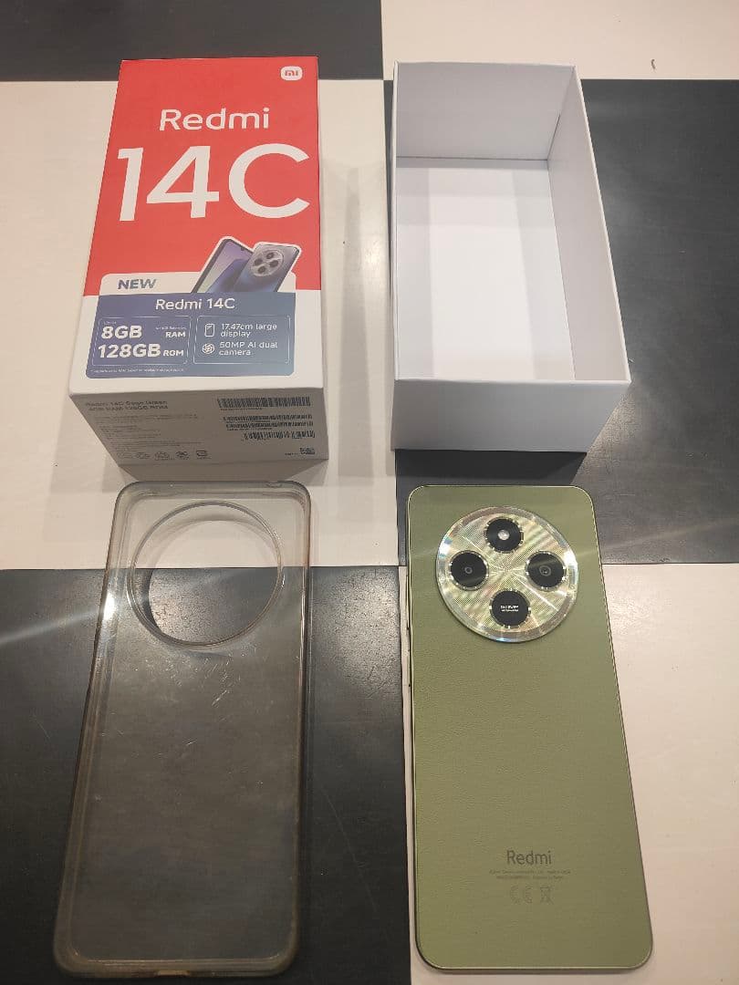 スマートフォン本体 Redmi 14C 4+4GB RAM 128GBROM Sage Green