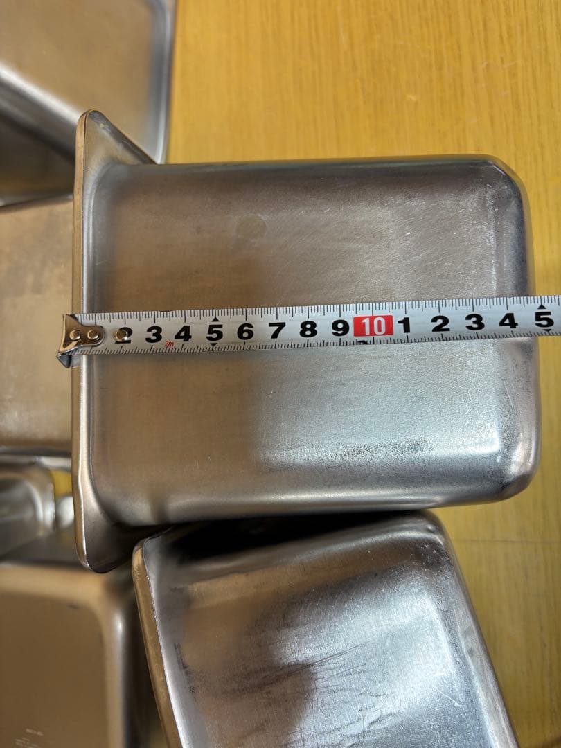 ステンレス製バット 7個セット