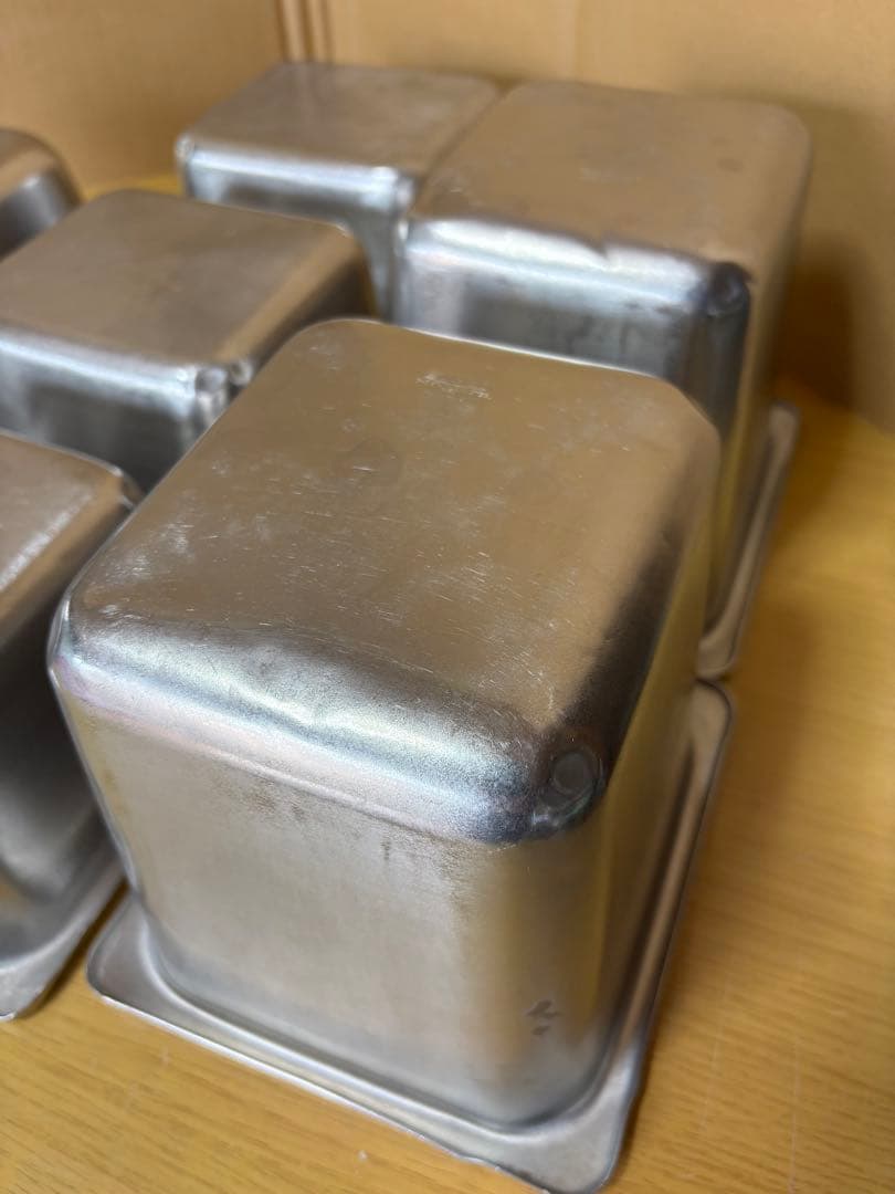 ステンレス製バット 7個セット