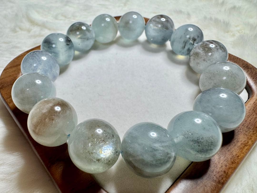 Ocean Brilliance 上質•ハイグレード アクアマリン ブレスレット