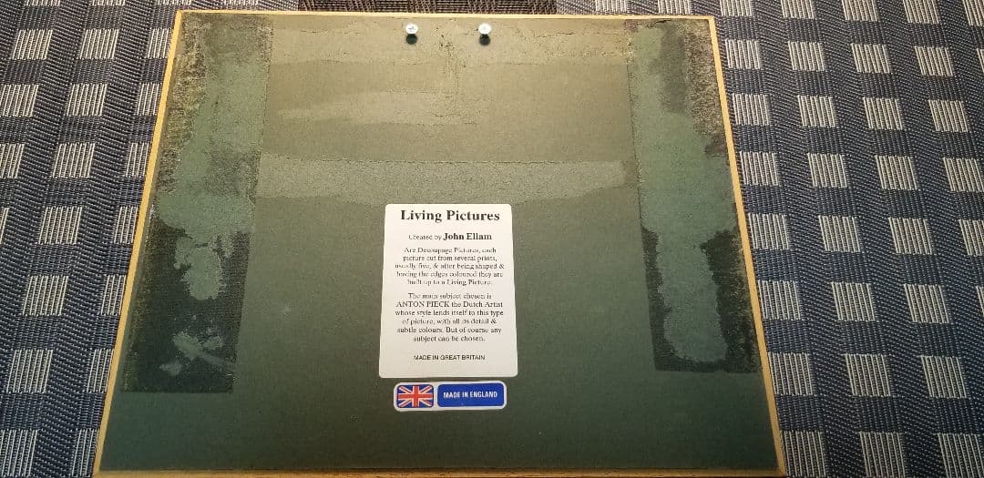 JohnEllam3Dデコパージュ(帽子を持った少女)