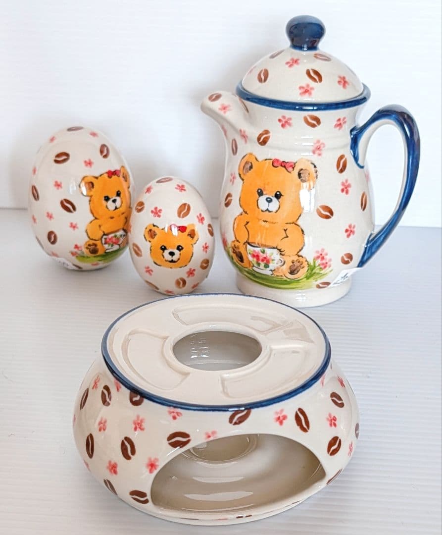 ポーリッシュポタリー マリアンナ くまコーヒー豆セット♡.*・゜