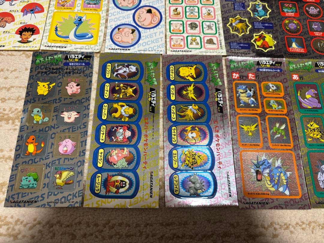 ポケモンシールセット 未使用　永谷園　平成レトロ