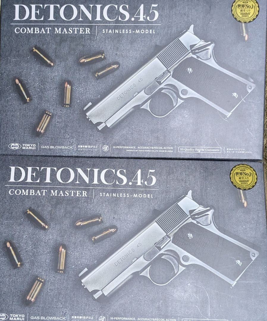 東京マルイ　デトニクス ステンレスシルバー　2丁