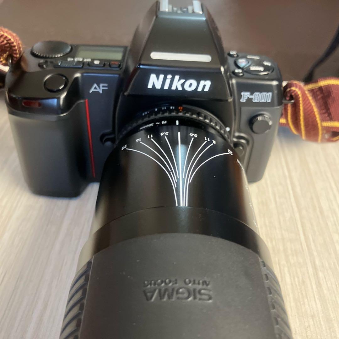 Nikon F-801 SIGMA AF75-300ズームレンズ付き極美品
