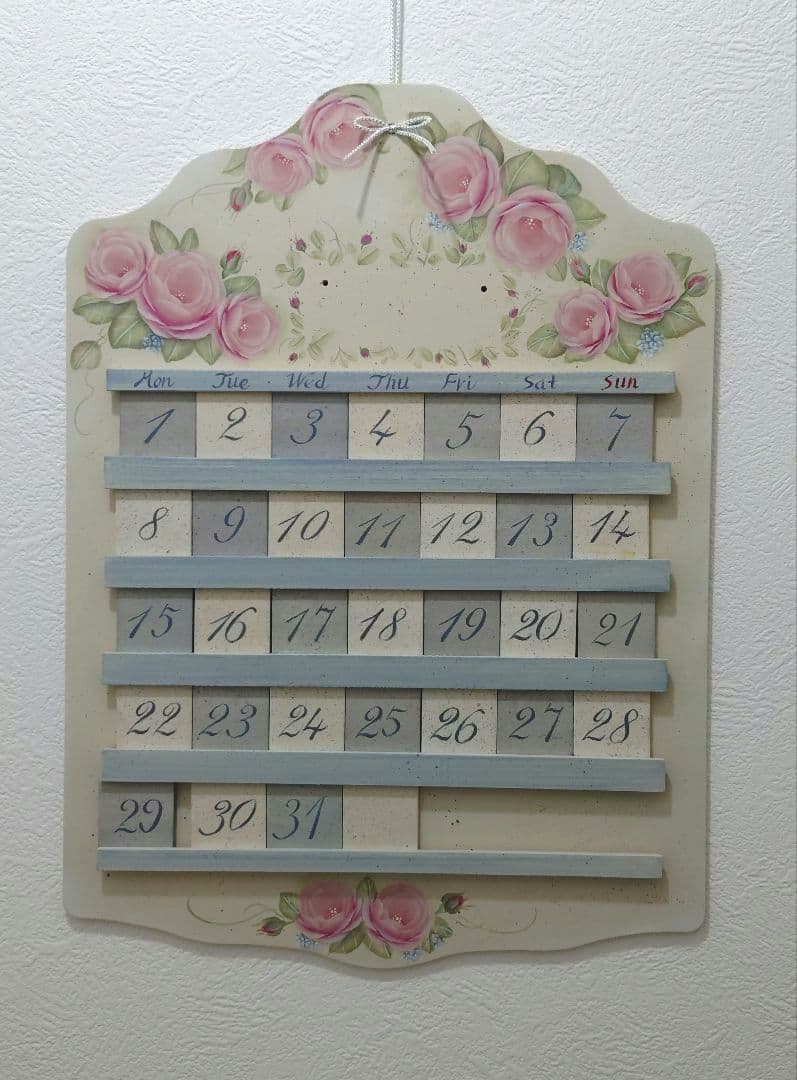 専用　２点おまとめ万年カレンダー ティンバック　トールペイント作品