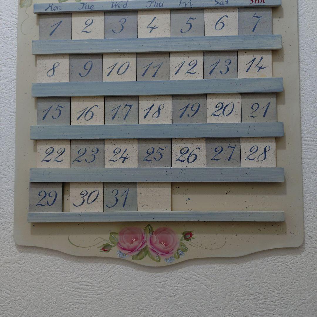専用　２点おまとめ万年カレンダー ティンバック　トールペイント作品