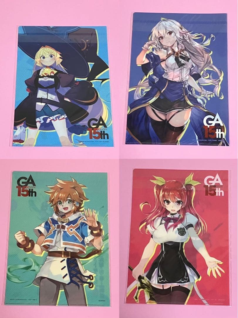 【激レア100人限定品】GA文庫15周年記念 クリアファイル 全15枚セット
