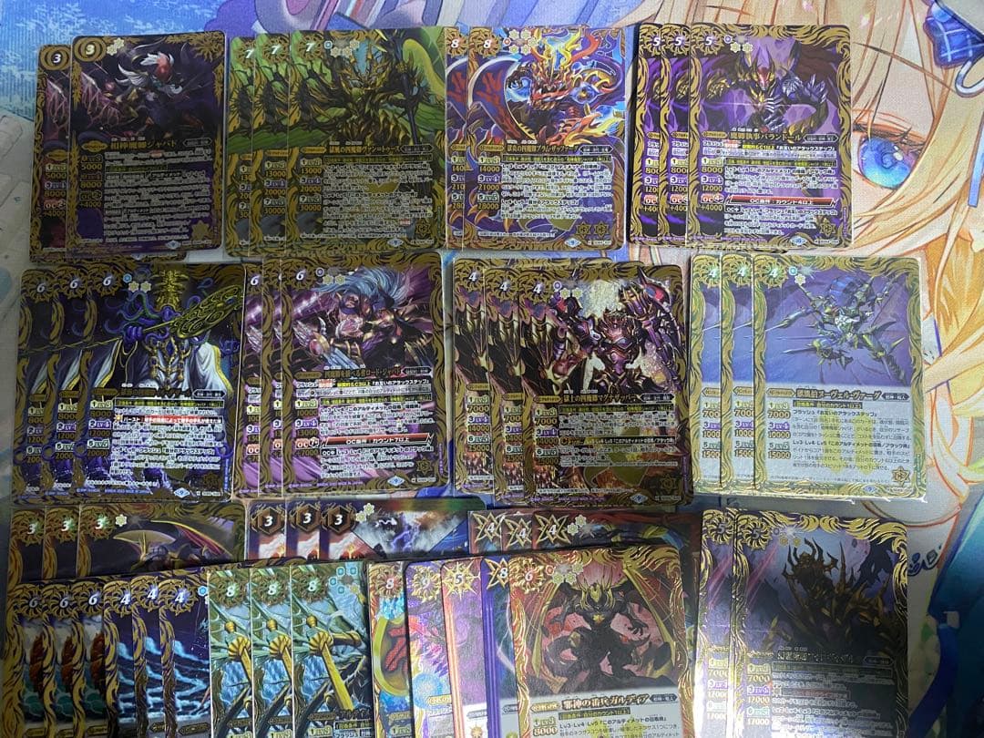 バトルスピリッツ　汎用カードデッキパーツ引退品セット