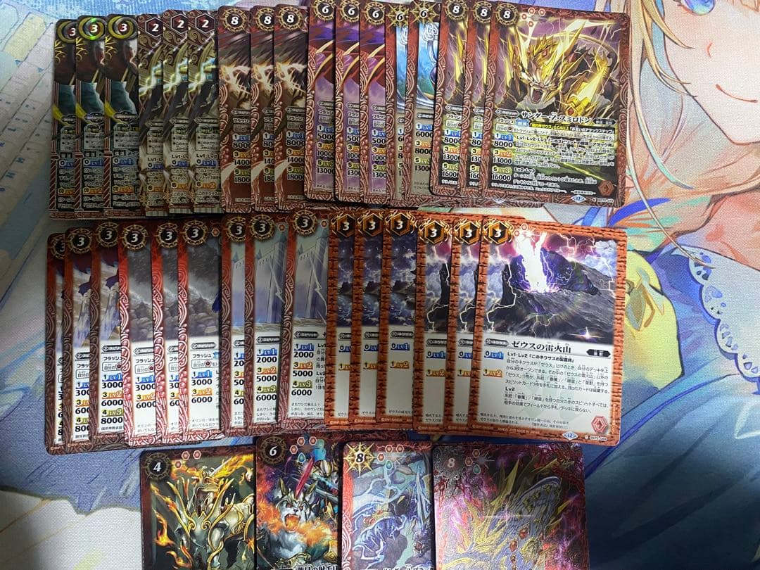 バトルスピリッツ　汎用カードデッキパーツ引退品セット