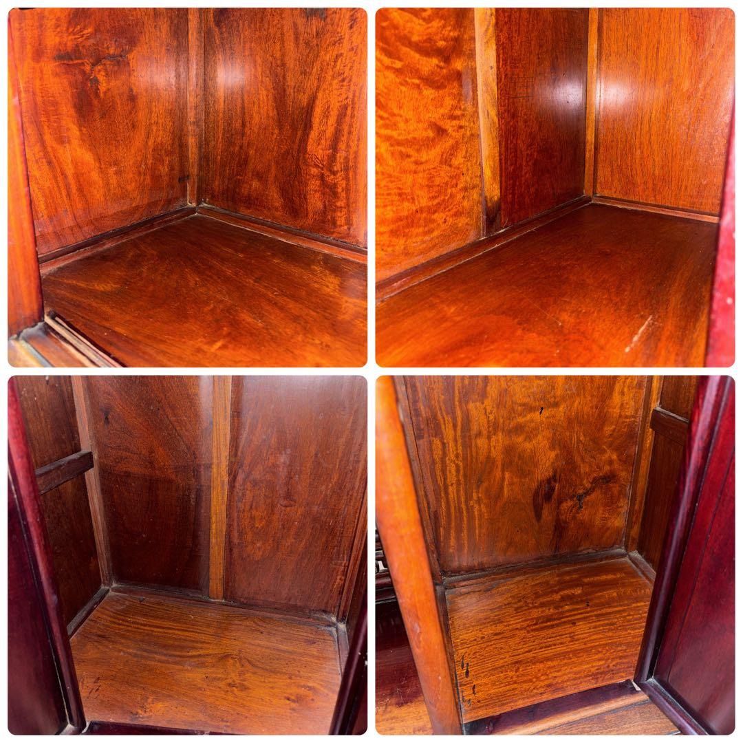 茶箪笥 飾り棚 茶棚 アンティーク レトロ 和風サイドボード 和室 茶室