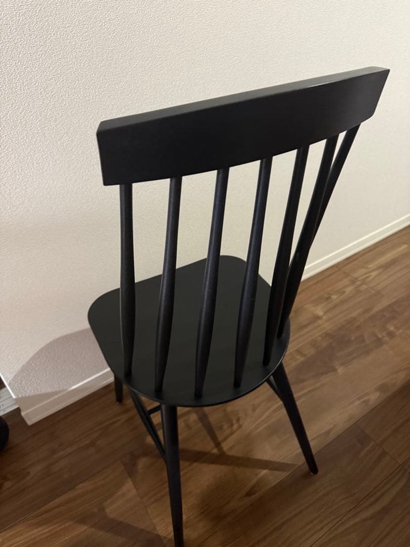 unico KOTONA コトナチェア　ブラック　ハイバックチェア