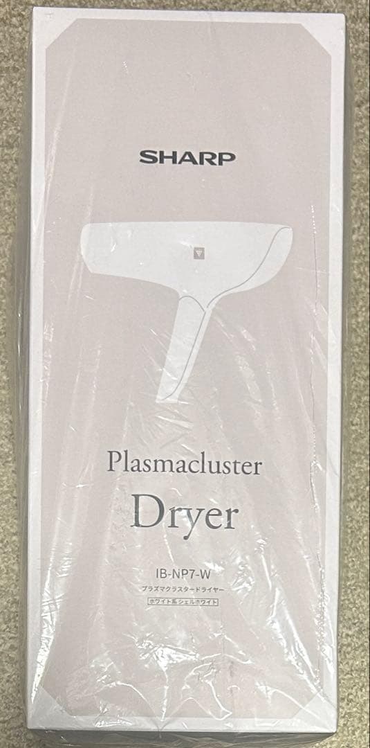 シャープ プラズマクラスター ドライヤー IB-NP7-W マイナスイオン