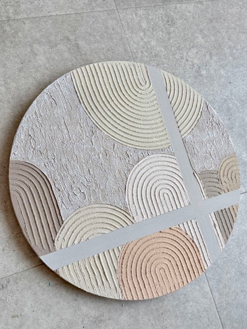 アクリル画テクスチャーアートno.92抽象画キャンバスアートパネルウェーブ