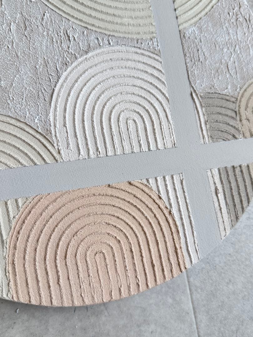 アクリル画テクスチャーアートno.92抽象画キャンバスアートパネルウェーブ