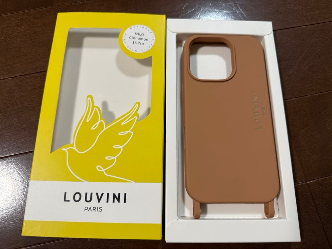 LOUVINI iPhone16pro用ケース　MILO　CINNAMON 新品