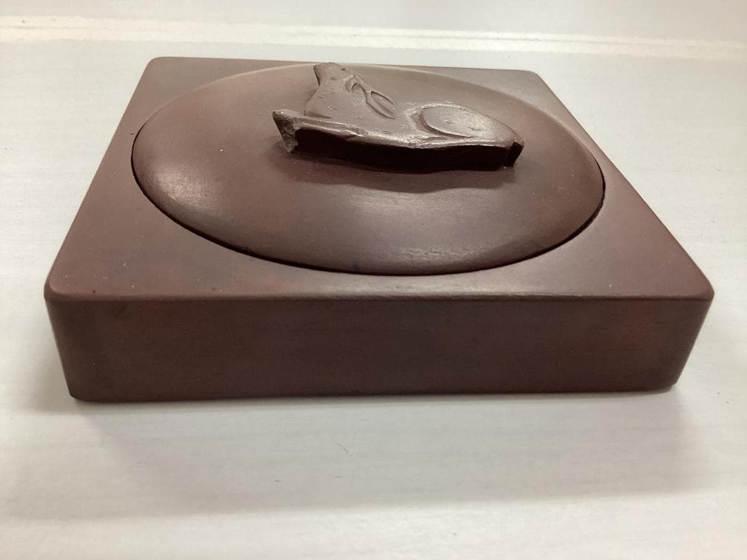 硯　すずり　赤間関？　紫雲石？　書道具　書道　S2