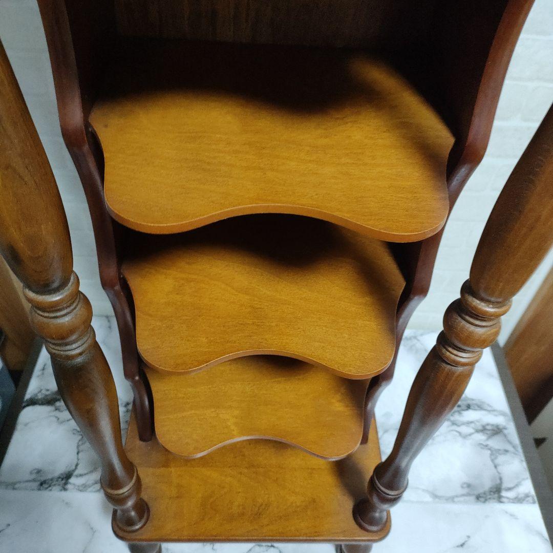 【アンティーク】光家具 Hikari スリッパラック 木製