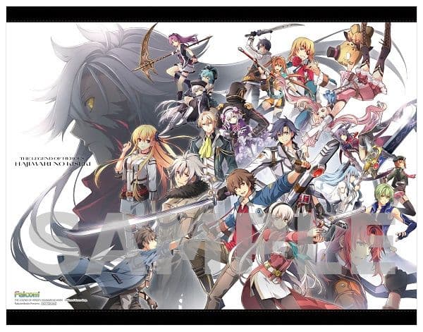 【未開封特典のみ】英雄伝説　B2タペストリー+缶バッジ8種セット