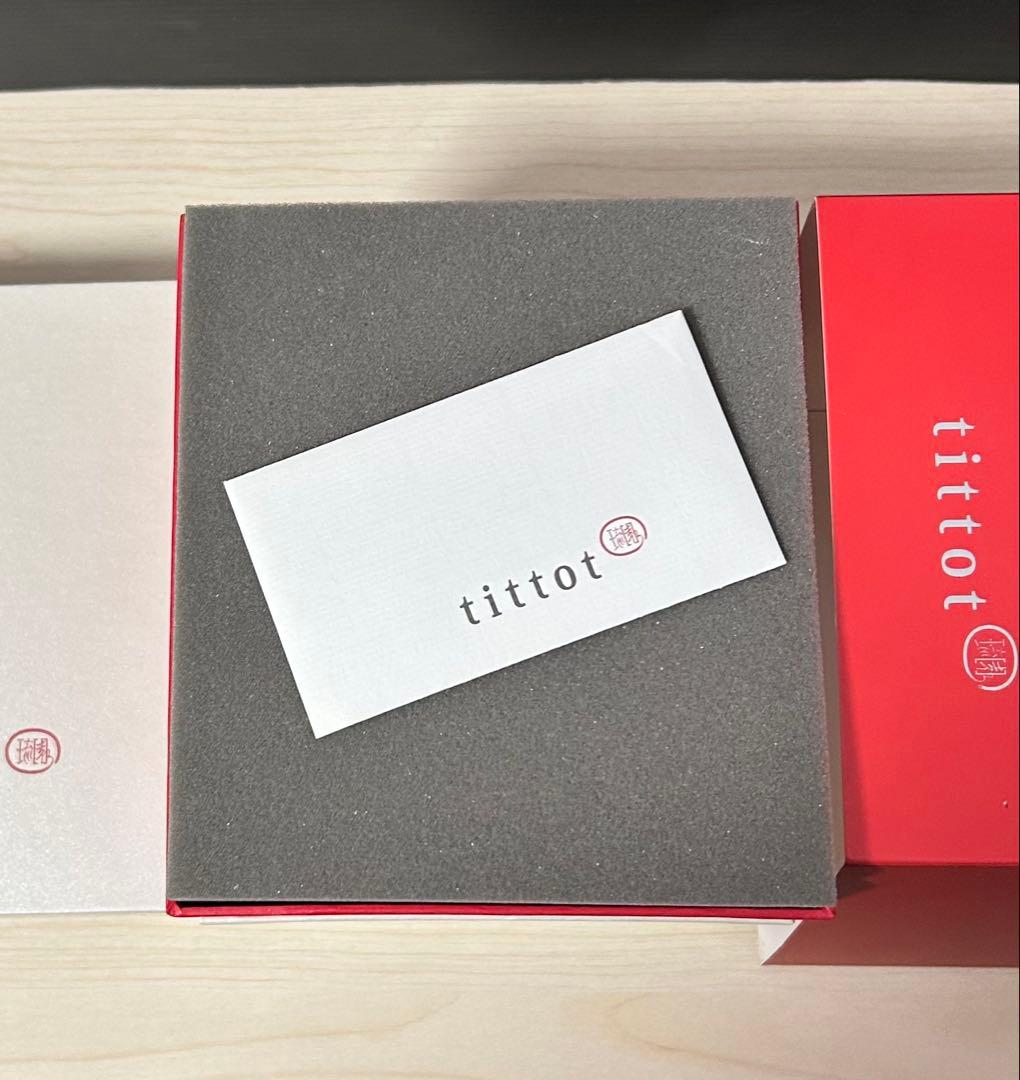 ※元箱付属未使用保管品　琉園 Tittot クリスタルガラス バード 置物